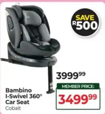 Bambino I-Swivel 360° Car Seat Cobalt