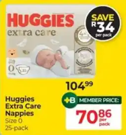 Baby City Huggies Extra Care Nappies offer