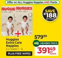 Baby City Huggies Extra Care Nappies offer