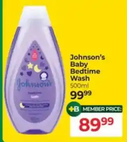 Dis-Chem Johnson's Baby Bedtime Wash offer