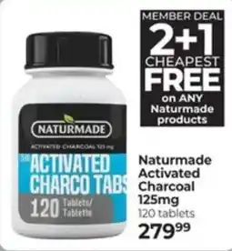 Dis-Chem Naturmade Activated Charcoal Tabs offer