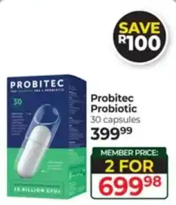 Dis-Chem Probitec Probiotic offer