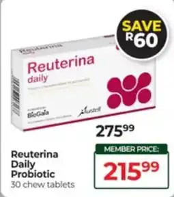 Dis-Chem Reuterina Daily Probiotic offer