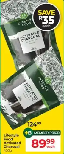Dis-Chem Lifestyle Food Activated Charcoal offer