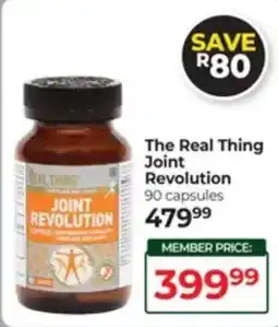 Dis-Chem The Real Thing Joint Revolution offer