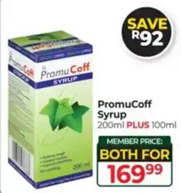 Dis-Chem PromuCoff Syrup offer