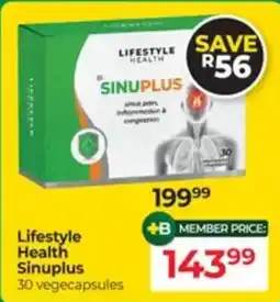 Dis-Chem Lifestyle Health Sinuplus offer