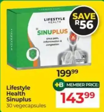 Dis-Chem Lifestyle Health Sinuplus offer
