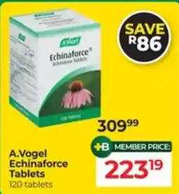 Dis-Chem A.Vogel Echinaforce Tablets offer