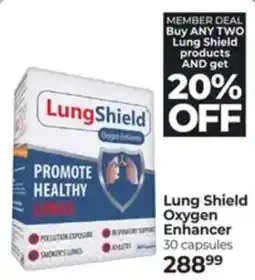 Dis-Chem LungShield Oxygen Enhancer offer