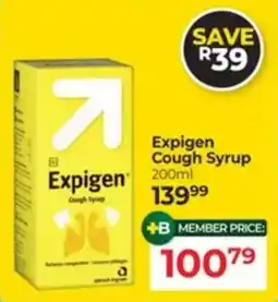 Dis-Chem Expigen Cough Syrup offer