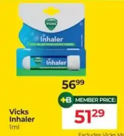 Dis-Chem Vicks Inhaler offer