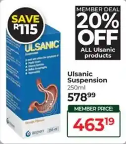 Dis-Chem Ulsanic Suspension offer