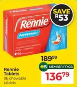 Dis-Chem Rennie Tablets offer