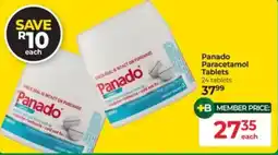 Dis-Chem Panado Paracetamol Tablets offer