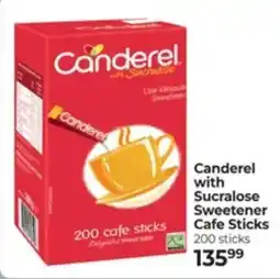 Dis-Chem Canderel with Sucralose Sweetener Cafe Sticks offer