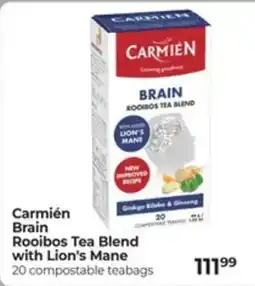 Dis-Chem Carmién Brain Rooibos Tea Blend with Lion's Mane offer