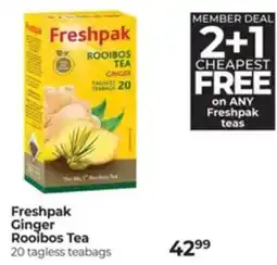Dis-Chem Freshpak Ginger Rooibos Tea offer