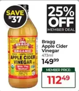 Dis-Chem Bragg Apple Cider Vinegar offer