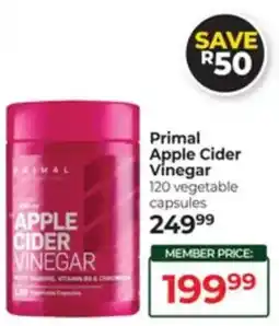 Dis-Chem Primal Apple Cider Vinegar offer