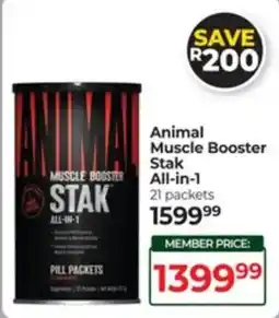 Dis-Chem Animal Muscle Booster Stak All-in-1 offer