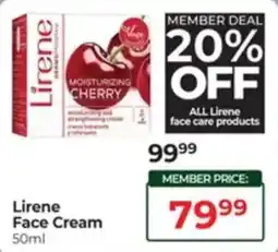 Dis-Chem Lirene Face Cream offer