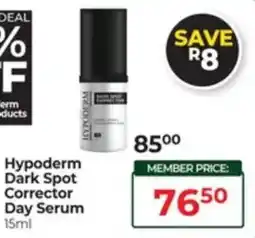 Dis-Chem Hypoderm Dark Spot Corrector Day Serum offer
