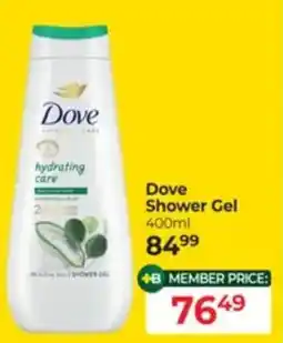 Dis-Chem Dove Shower Gel offer