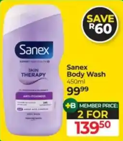 Dis-Chem Sanex Body Wash offer