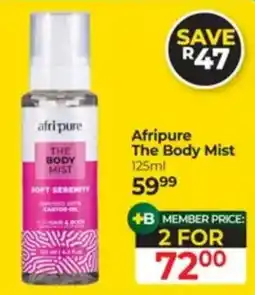 Dis-Chem Afripure The Body Mist offer