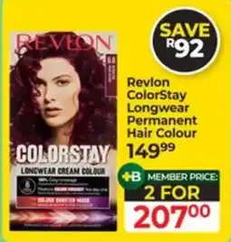 Dis-Chem Revlon ColorStay Longwear Permanent Hair Colour offer