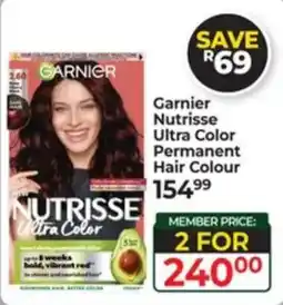 Dis-Chem Garnier Nutrisse Ultra Color Permanent Hair Colour offer