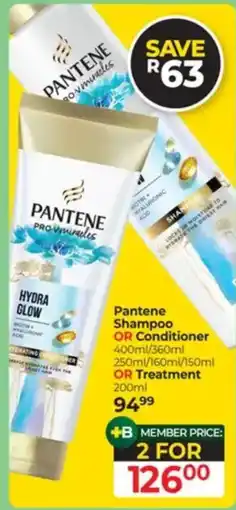 Dis-Chem Pantene Pro-V Hydrating Conditioner offer