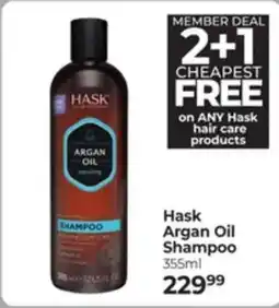 Dis-Chem Hask Argan Oil Shampoo offer