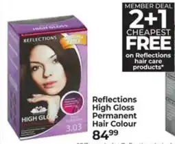 Dis-Chem Reflections High Gloss Permanent Hair Colour offer