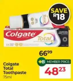 Dis-Chem Colgate Total Toothpaste offer