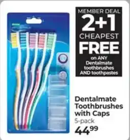 Dis-Chem Dentalmate Toothbrushes with Caps offer