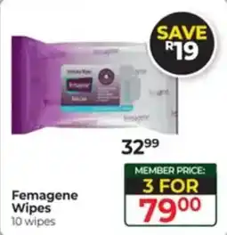 Dis-Chem Femagene Wipes offer