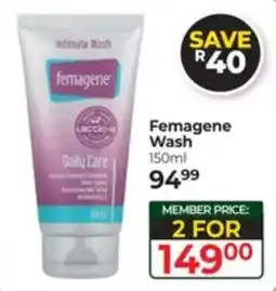 Dis-Chem Femagene Wash offer