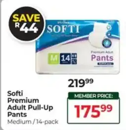 Dis-Chem Softi Premium Adult Pull-Up Pants offer