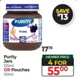 Dis-Chem Purity Jars offer