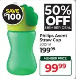 Dis-Chem Philips Avent Straw Cup offer