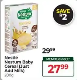 Dis-Chem Nestlé Nestum Baby Cereal (Just Add Milk) offer