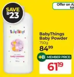 Dis-Chem BabyThings Baby Powder offer
