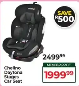 Dis-Chem Chelino Daytona Stages Car Seat offer