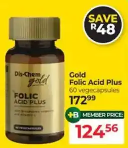 Dis-Chem Dis-Chem gold Folic Acid Plus offer