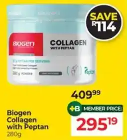 Dis-Chem Biogen Collagen with Peptan offer