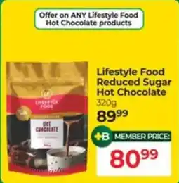 Dis-Chem Lifestyle Food Reduced Sugar Hot Chocolate offer