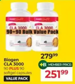 Dis-Chem Biogen CLA 3000 offer