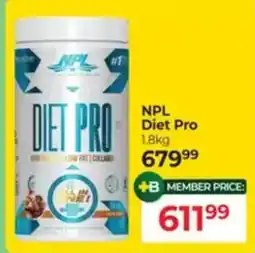 Dis-Chem NPL Diet Pro offer